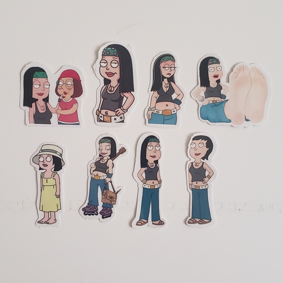 🔮3/$15 54pcs American Dad Stickers - Picture 5 of 7